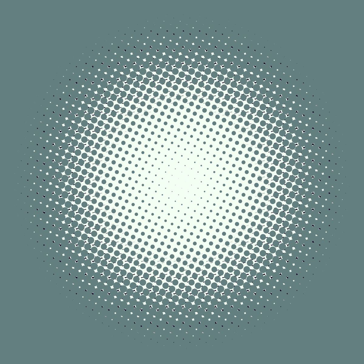 A stylised graphic representing the Moon