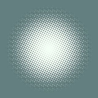 A stylised graphic representing the Moon